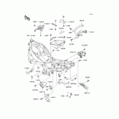 Схема вузла: Кріплення для Kawasaki ZX600 ZZ-R600