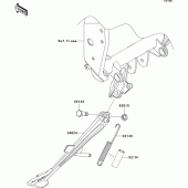 Схема узла: Stand(s) для Kawasaki ZR750 Z750R ABS