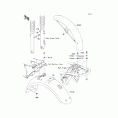 Схема вузла: Крило для Kawasaki EJ650 W650