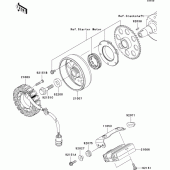 Схема узла: Генератор для Kawasaki ZR750 Z750S