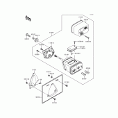 Схема узла: Taillight(s) для Kawasaki VN1500 VN1500 Classic Tourer Fi