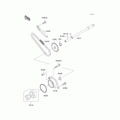 Схема вузла: Масляний насос для Kawasaki VN900 Vulcan 900 Custom