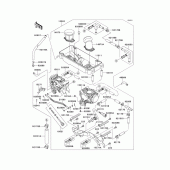 Схема вузла: Карбюратор(1/2) для Kawasaki VN250 Eliminator 250V