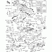 Схема вузла: Chassis electrical equipment(1/2) для Kawasaki ZX1400 ZZR1400 ABS