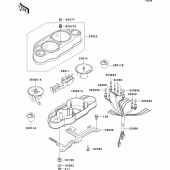 Схема вузла: Meter(s) для Kawasaki ZX1100 ZZ-R1100