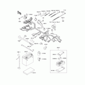 Схема вузла: Електроустаткування для Kawasaki EJ650 W650