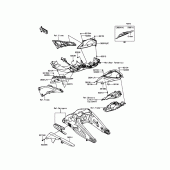 Схема вузла: Side Covers/Chain Cover для Kawasaki ZX1000 Ninja ZX-10R