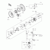 Схема узла: Стартер для Kawasaki ZX1000 Ninja 1000 ABS