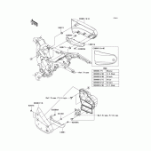 Схема вузла: Кришка бічна для Kawasaki VN1600 Vulcan 1600 Nomad