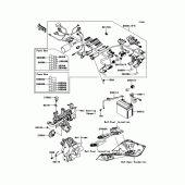 Схема вузла: Електроустаткування для Kawasaki ZX1000 Z1000SX ABS