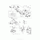 Схема вузла: Електроустаткування для Kawasaki VN900 Vulcan 900 Custom