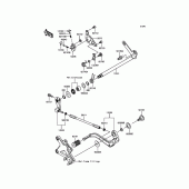 Схема вузла: Перемикач передач для Kawasaki ZX1000 Ninja ZX-10R
