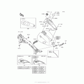 Схема вузла: Паливний бак для Kawasaki VN1700 Vulcan 1700 Voyager ABS