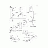 Схема вузла: Замок запалювання Kawasaki KL650 KLR650