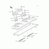 Схема узла: Клапанная крышка для Kawasaki ZX1400 Ninja ZX-14