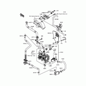 Схема вузла: Карбюратори для Kawasaki BJ250