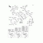 Схема вузла: Cowling(1/2) для Kawasaki EX250 Ninja 250