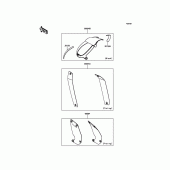 Схема вузла: Аксесуари для Kawasaki EN650 Vulcan S