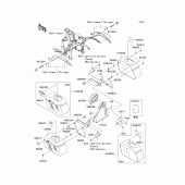 Схема вузла: Saddlebags(d6f-d9f) для Kawasaki VN900 Vulcan 900 Classic LT