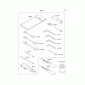 Схема вузла: Owners tools для Kawasaki VN1500 VN1500 Classic FI