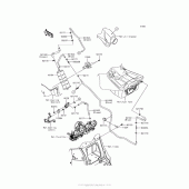 Схема вузла: Fuel Evaporative System (Ca) для Kawasaki ZX1400 Ninja ZX-14R ABS SE