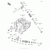 Схема вузла: Клапан для Kawasaki BR125 Z125 Pro KRT Edition