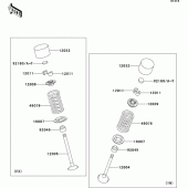 Схема вузла: Клапан для Kawasaki ZR1000 Z1000