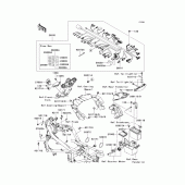Схема узла: Электрооборудование для Kawasaki EX650 Ninja 650
