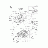 Схема узла: Картер двигателя для Kawasaki ZX1000 Ninja ZX-10R