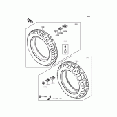 Схема вузла: Шини для Kawasaki VN1700 Vulcan 1700 Nomad ABS