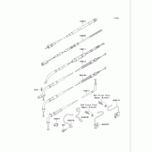 Схема узла: Тросики для Kawasaki VN750 Vulcan 750