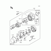 Схема вузла: Генератор для Kawasaki ZX900 GPZ900R