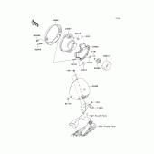 Схема вузла: Headlight(s) для Kawasaki VN1700 Vulcan 1700 Nomad