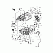 Схема вузла: Картер двигуна для Kawasaki EX650 Ninja 650 ABS