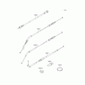 Схема вузла: Троси для Kawasaki ZG1000 Concours