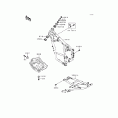 Схема узла: Рама для Kawasaki KL650 KLR650