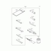 Схема вузла: Owners tools для Kawasaki KLX300R