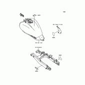 Схема вузла: Інформаційні наклейки для Kawasaki EN650 Vulcan S