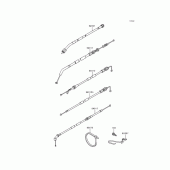 Схема узла: Тросики для Kawasaki EX250 Ninja 250