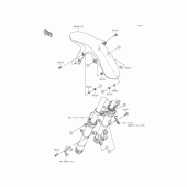 Схема узла: Переднее крыло для Kawasaki BX250 NINJA 250SL