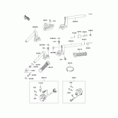 Схема вузла: Кермо & Пульт управління кермовим для Kawasaki ZG1000 Concours