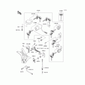 Схема вузла: Ignition switch/locks/reflectors для Kawasaki VN1500 Vulcan 1500 Nomad Fi
