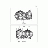 Схема вузла: Болти картера двигуна для Kawasaki VN1700 Vulcan 1700 Nomad ABS