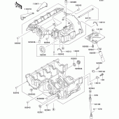 Схема узла: Картер двигателя для Kawasaki ZX400 ZXR400