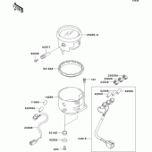 Схема вузла: Meter(s) для Kawasaki BN125 Eliminator