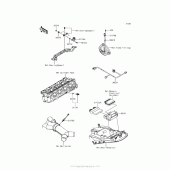 Схема вузла: Fuel Injection для Kawasaki ZX1400 Ninja ZX-14R ABS