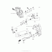 Схема узла: Переключатель передач для Kawasaki EX650 Ninja 650