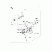 Схема вузла: Throttle для Kawasaki EX250 Ninja 250