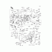 Схема вузла: Throttle(1/2) для Kawasaki VN1500 Vulcan 1500 Classic FI