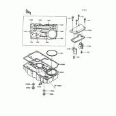 Схема вузла: Breather body/oil pan для Kawasaki ZG1000 1000GTR